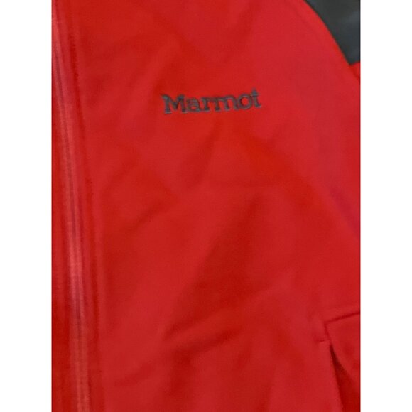 Marmot Men's Softshell Gravity Jacket Size Small Red Grey GORP Winter - Picture 6 of 7